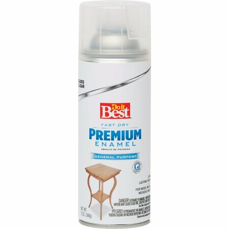 ALL-SOURCE Premium Enamel 12 Oz. Gloss Spray Paint, Clear 203466D